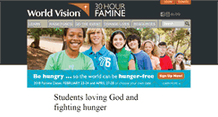 Desktop Screenshot of 30hourfamine.org